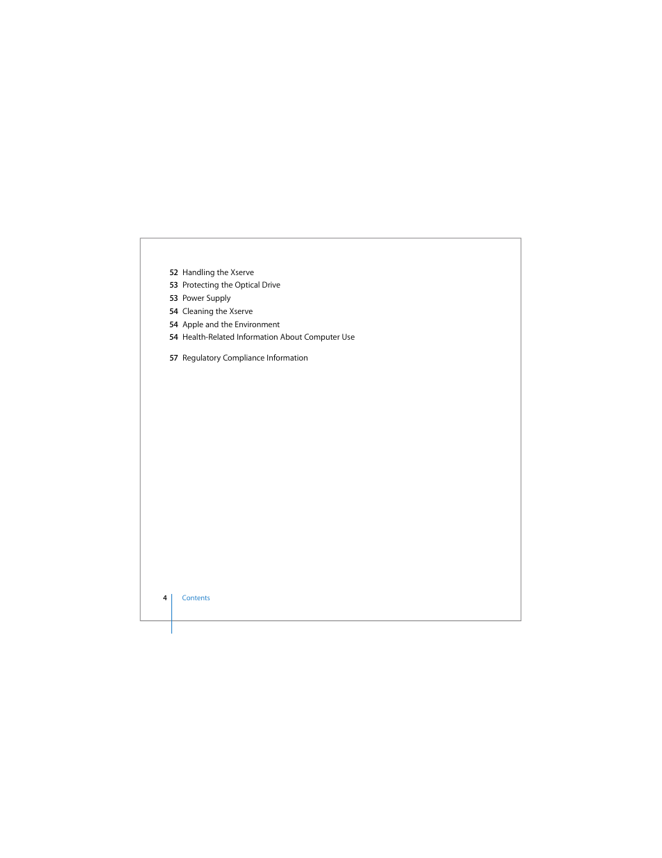 Apple Xserve Intel (Late 2006) User Manual | Page 4 / 60
