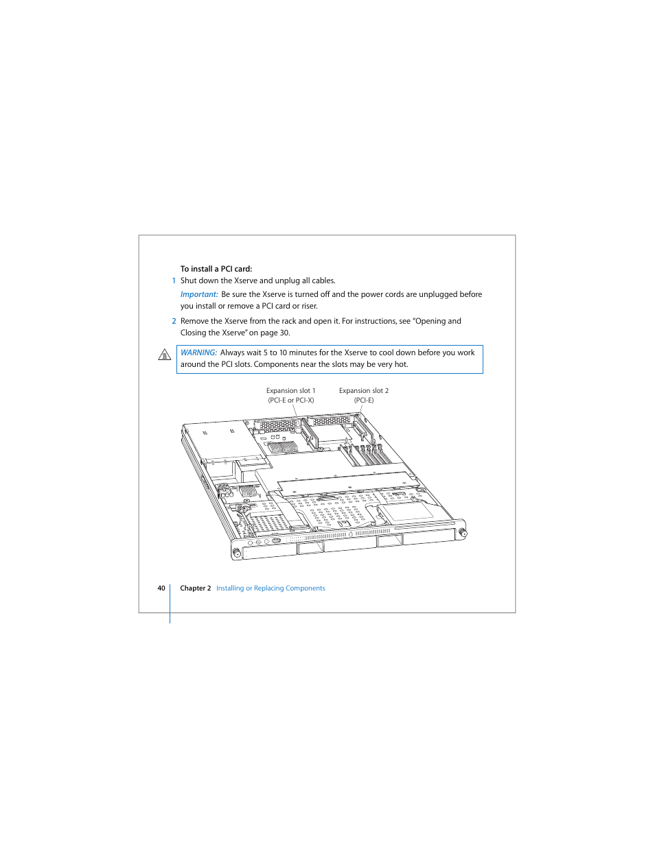 Apple Xserve Intel (Late 2006) User Manual | Page 40 / 60