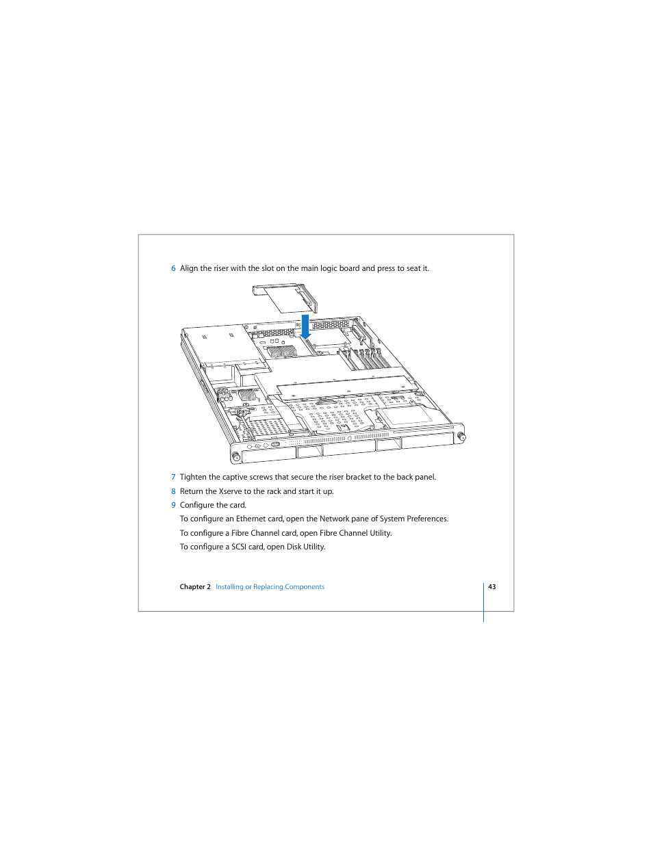 Apple Xserve Intel (Late 2006) User Manual | Page 43 / 60
