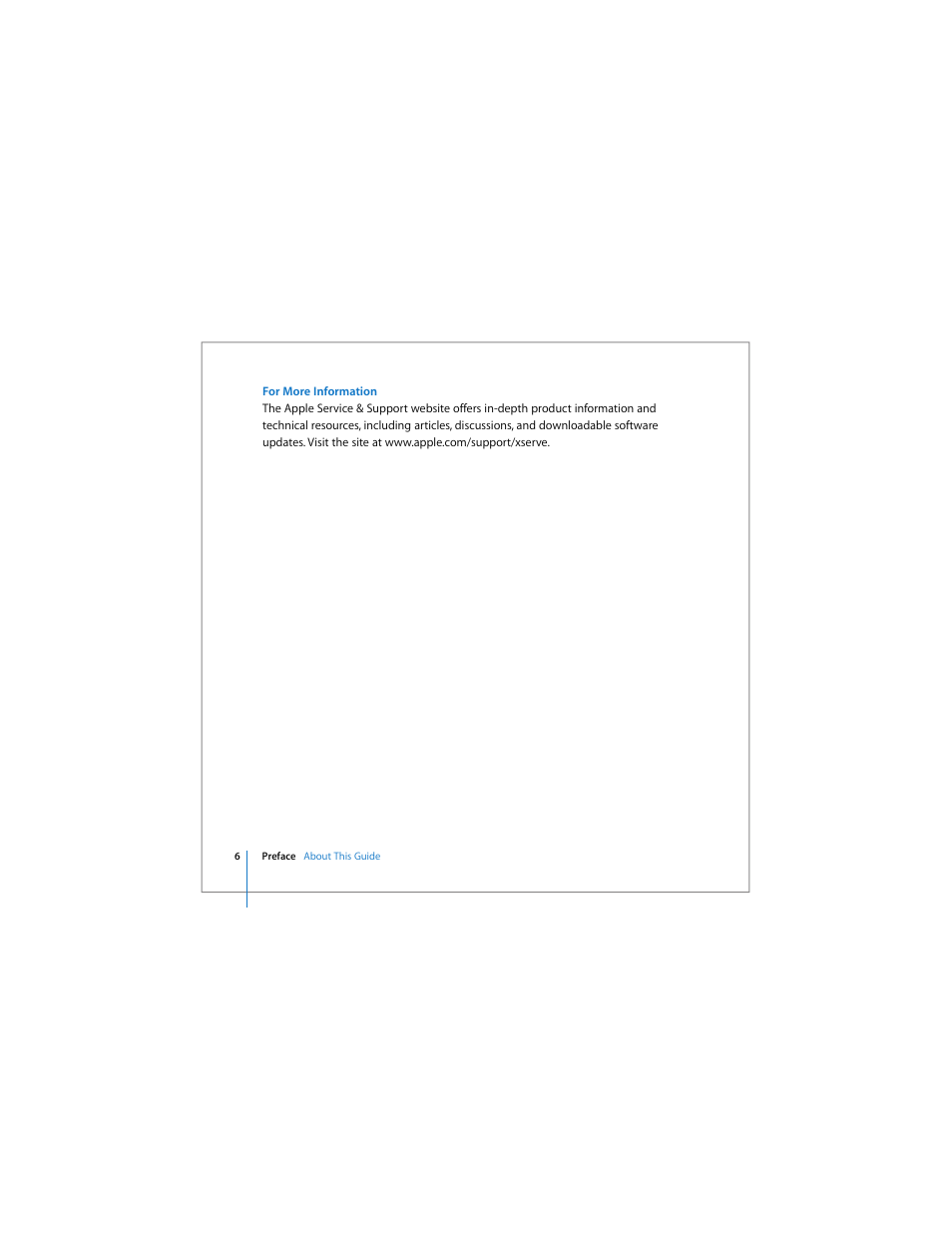 Apple Xserve Intel (Late 2006) User Manual | Page 6 / 60