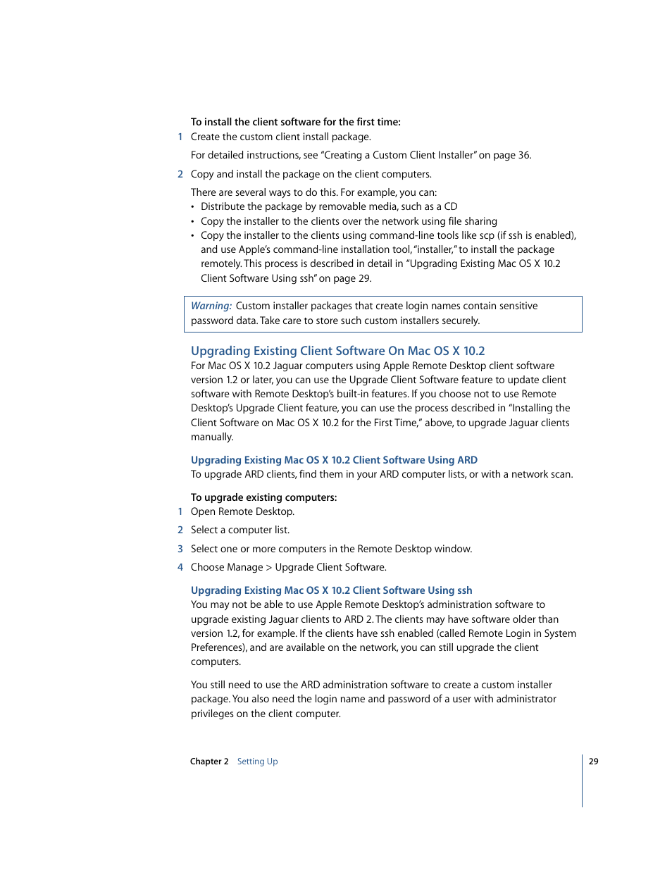 Apple Remote Desktop User Manual | Page 29 / 116
