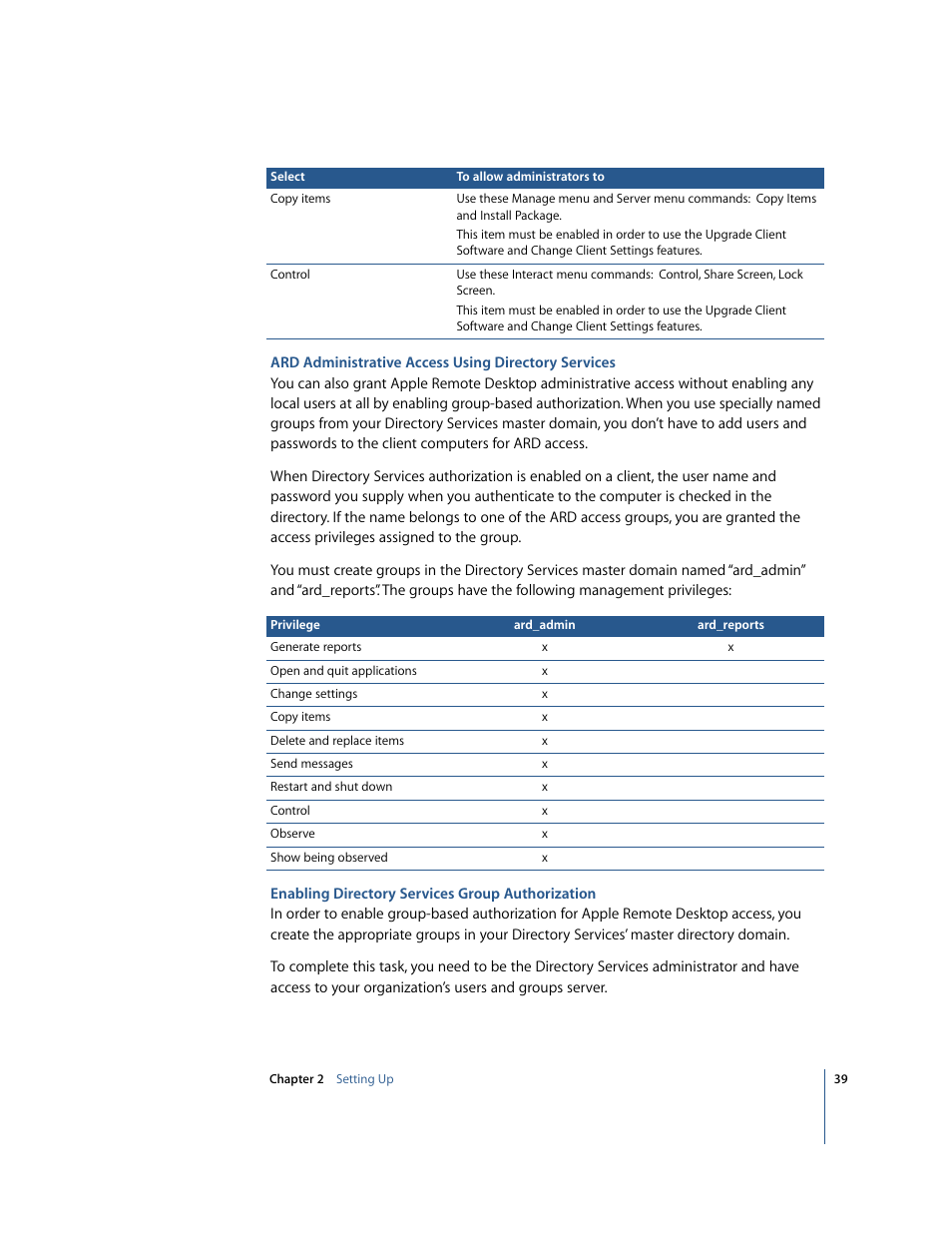 Apple Remote Desktop User Manual | Page 39 / 116