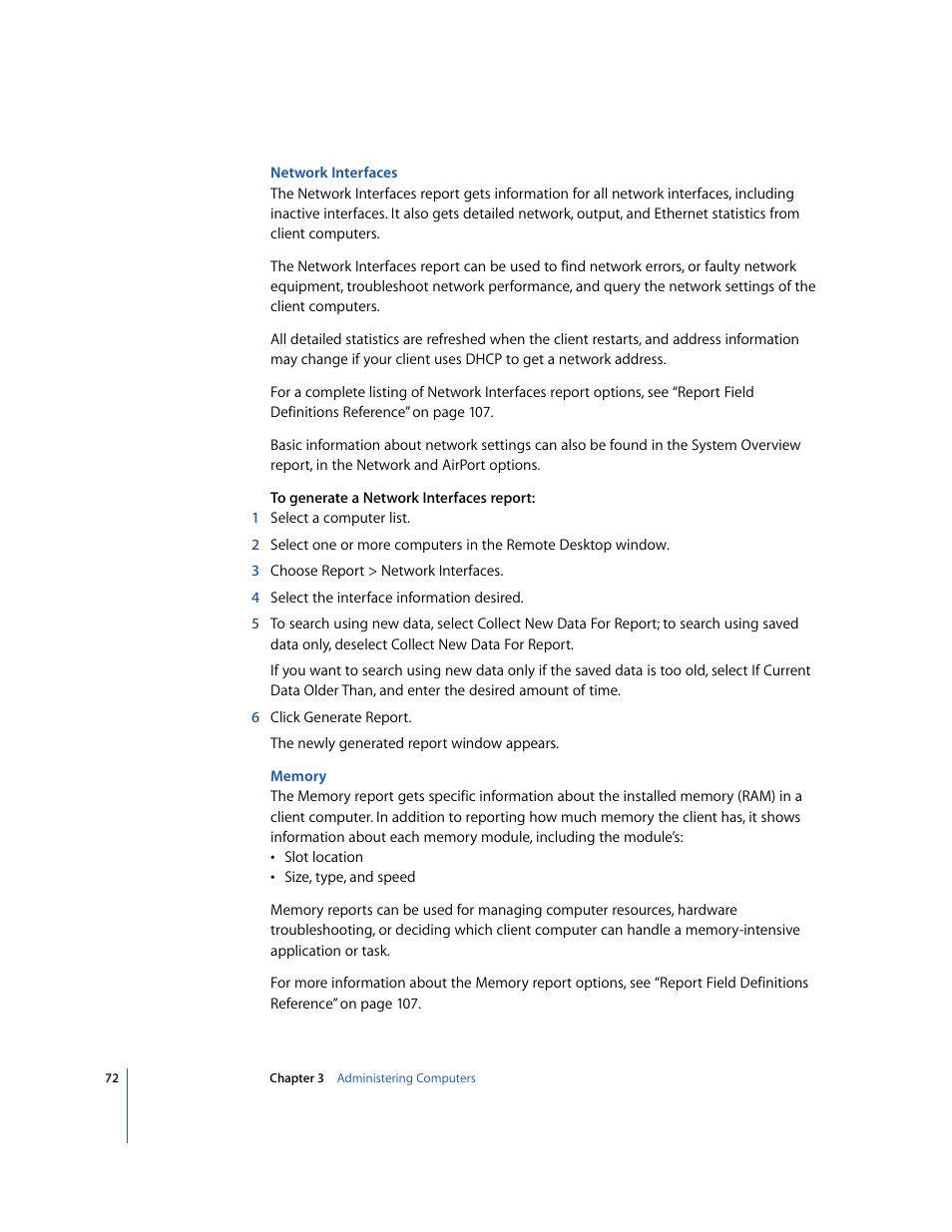 Apple Remote Desktop User Manual | Page 72 / 116