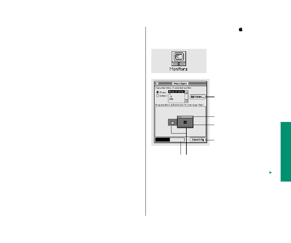 Adjusting the way the keyboard works 165, Using more than one monitor | Apple Macintosh PowerBook 180 computers User Manual | Page 165 / 323