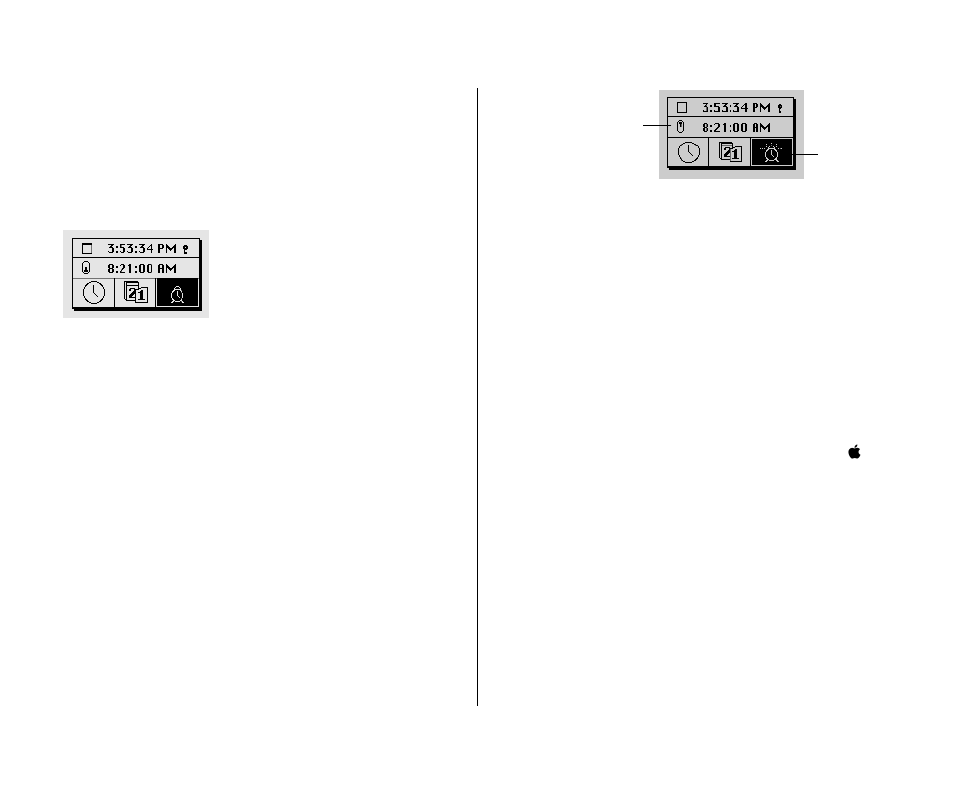 Changing time and date formats, Turning the alarm off | Apple Macintosh PowerBook 180 computers User Manual | Page 176 / 323