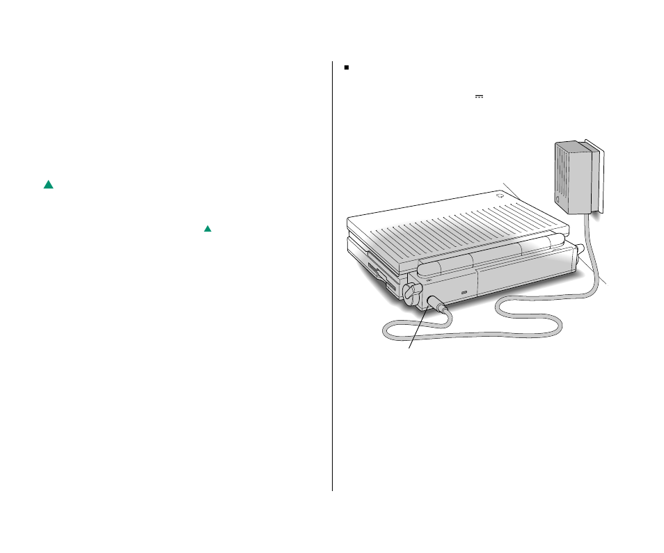 Chapter 1, Setting up your macintosh, Powerbook 1 | Sleep 18, On 19, Setting up the computer, Step 1: plug in the power adapter | Apple Macintosh PowerBook 180 computers User Manual | Page 18 / 323