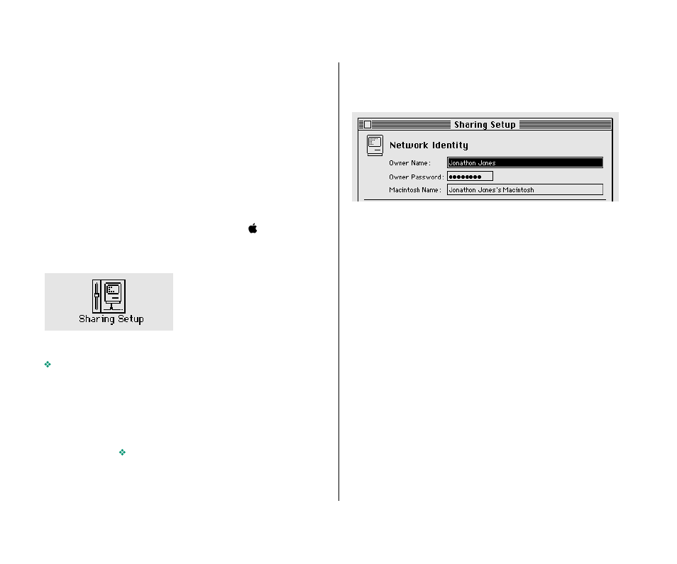 Naming your computer and its owner | Apple Macintosh PowerBook 180 computers User Manual | Page 210 / 323