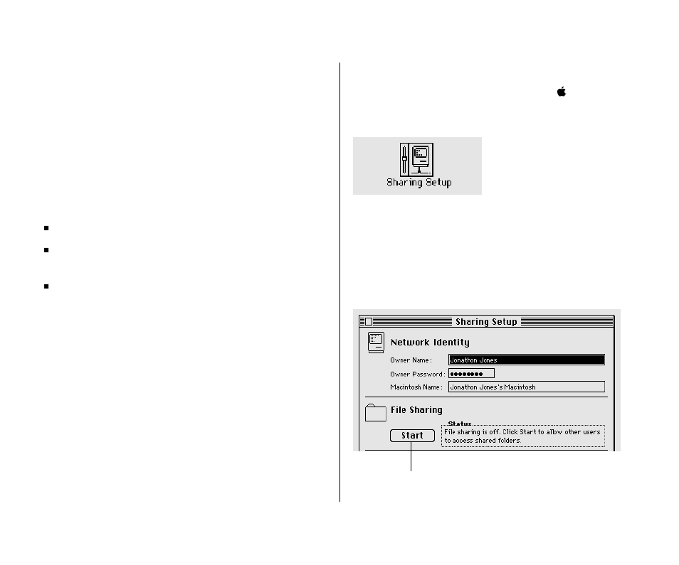 Access privilege strategies 218, Sharing your own files, How file sharing works | Turning file sharing on | Apple Macintosh PowerBook 180 computers User Manual | Page 218 / 323