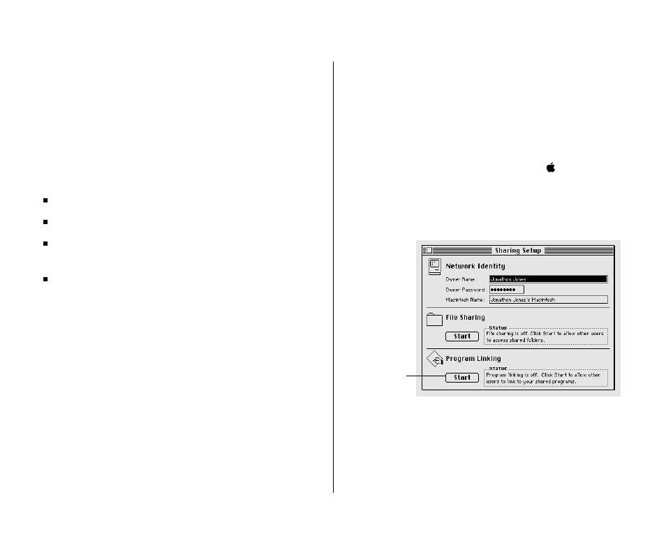 Activating the external monitor 238, Disconnecting a program link, Allowing other people to link to your programs | Apple Macintosh PowerBook 180 computers User Manual | Page 238 / 323