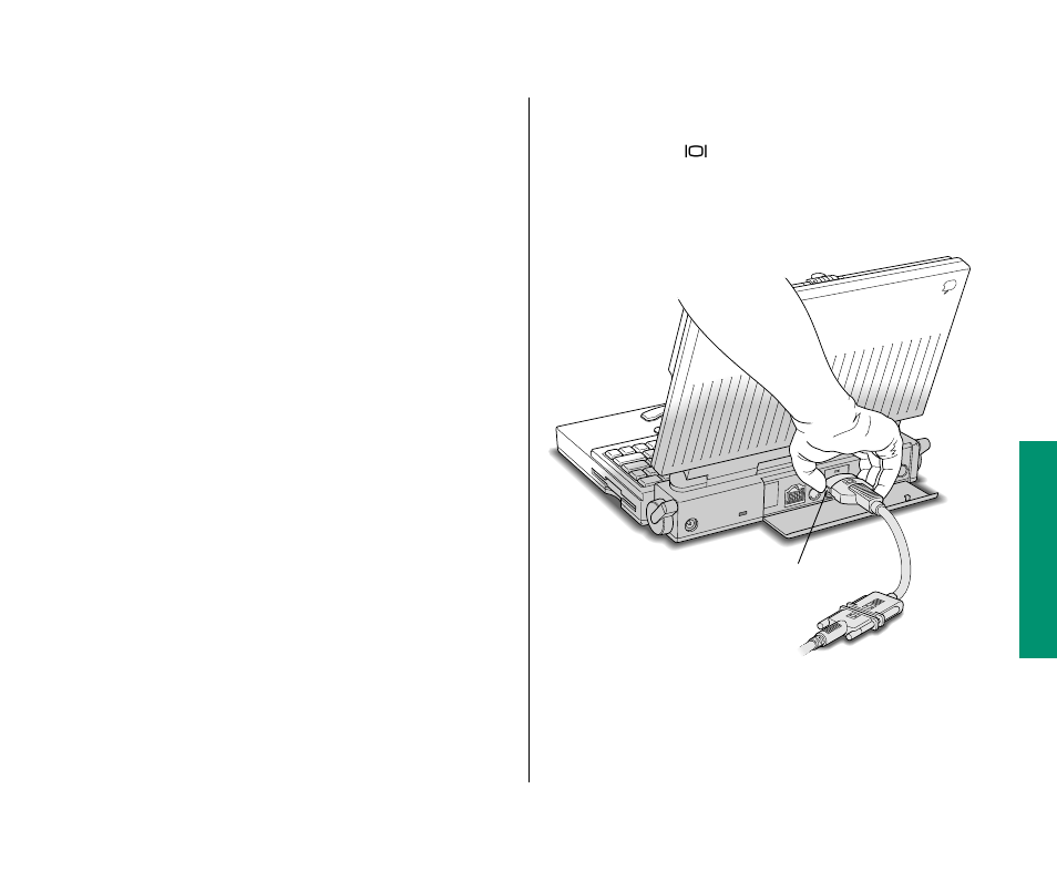 Disconnecting an external monitor | Apple Macintosh PowerBook 180 computers User Manual | Page 257 / 323