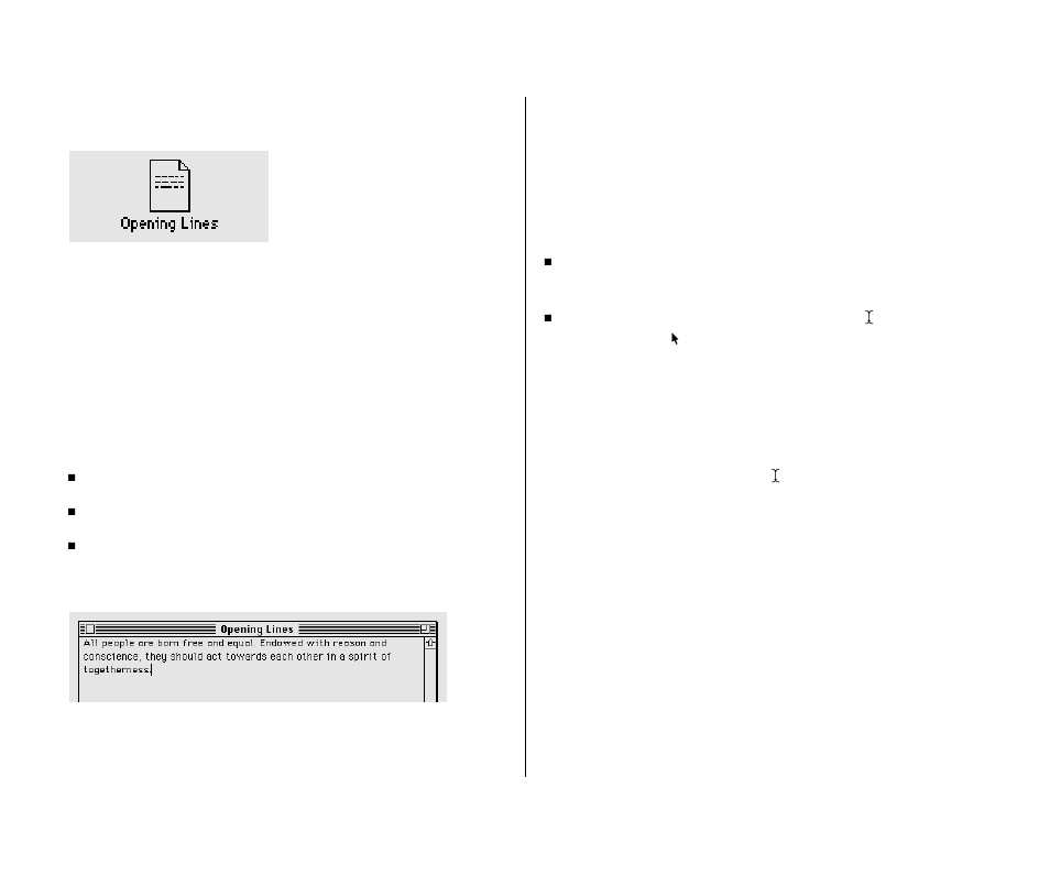 Copy the contents of a disk 74, Change a document | Apple Macintosh PowerBook 180 computers User Manual | Page 74 / 323