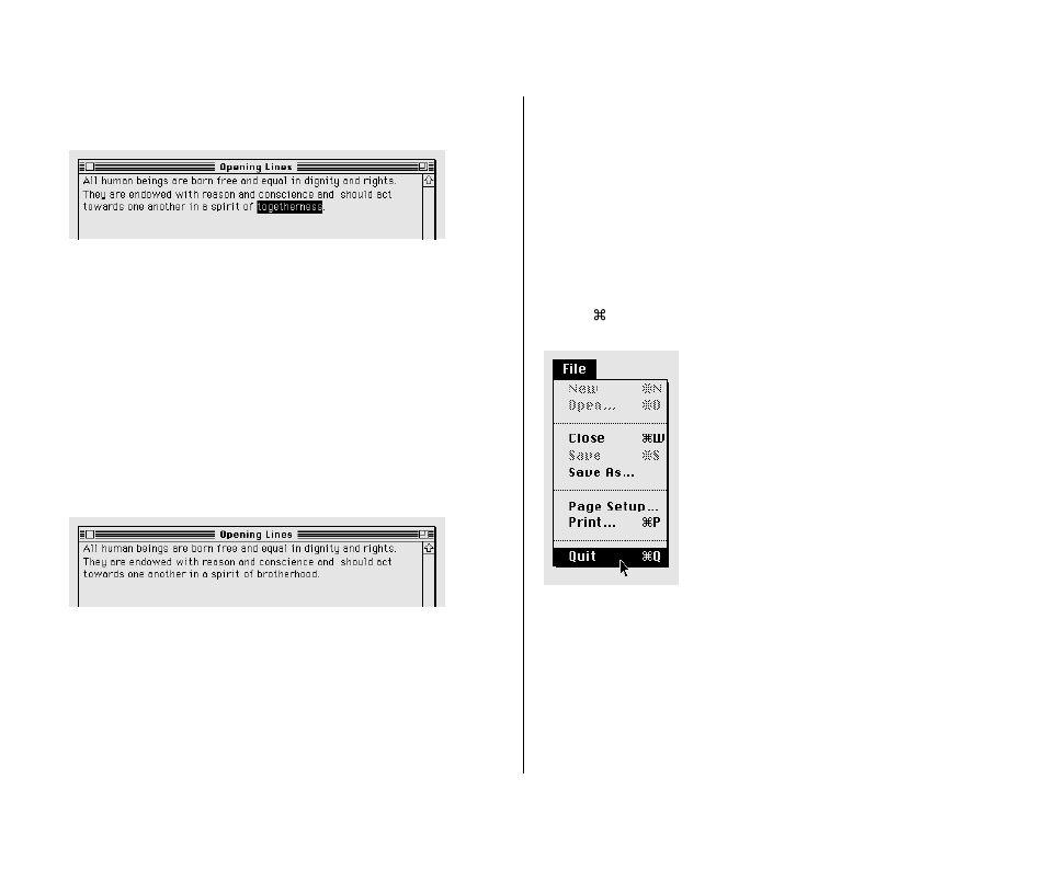 Quit a program | Apple Macintosh PowerBook 180 computers User Manual | Page 80 / 323
