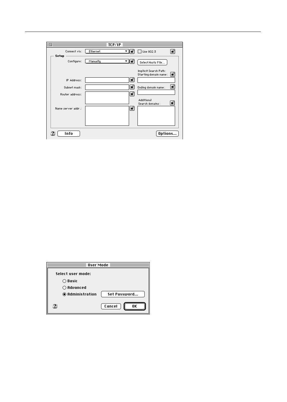 Setting a password | Apple Workgroup Server 8550 User Manual | Page 37 / 163