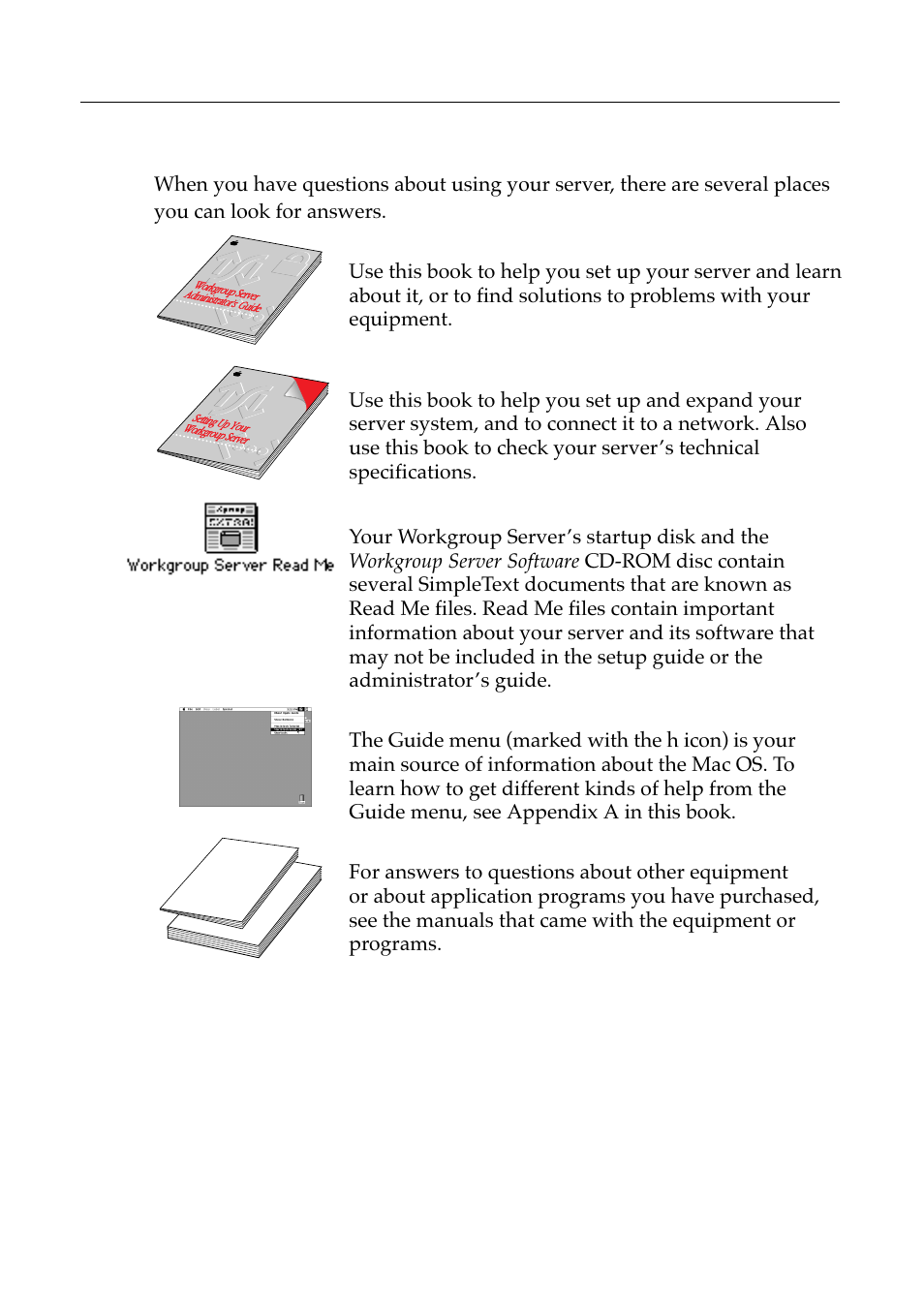 Apple Workgroup Server 8550 User Manual | Page 6 / 163