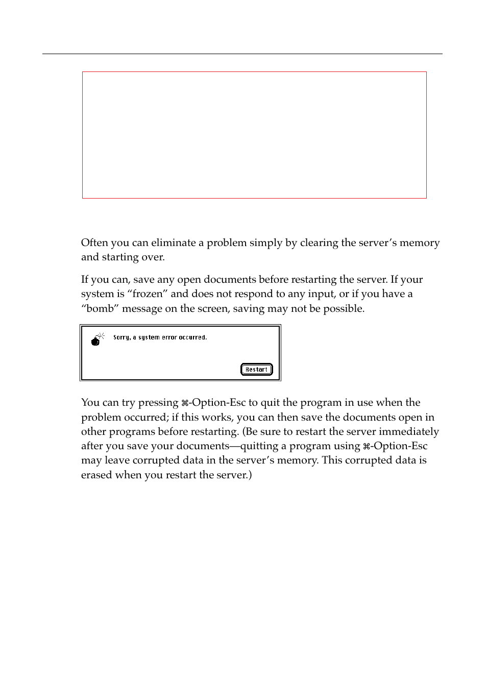 Start over | Apple Workgroup Server 8550 User Manual | Page 87 / 163