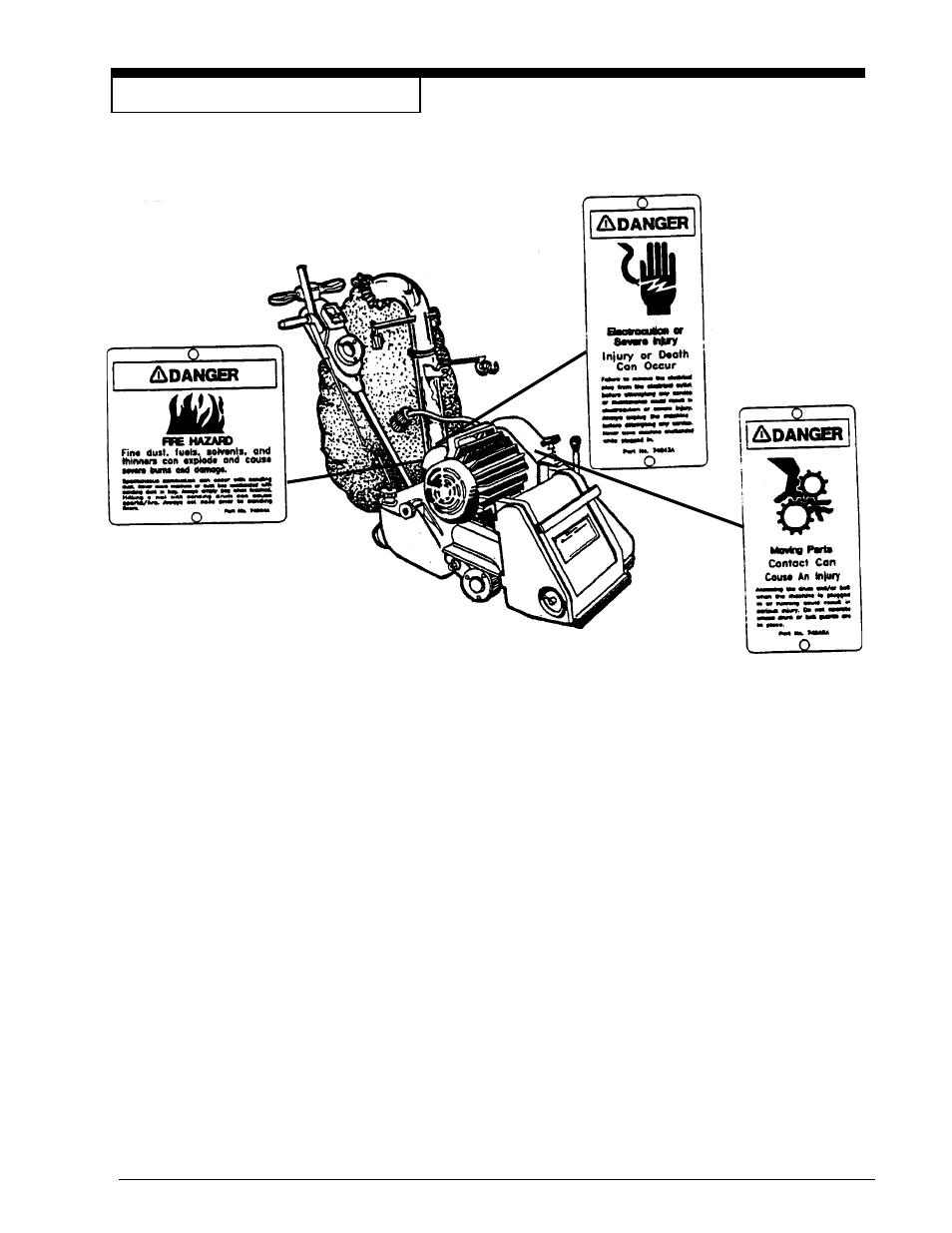 Machine safety statements | American Standard ALTO 70145A 11/00 User Manual | Page 5 / 19