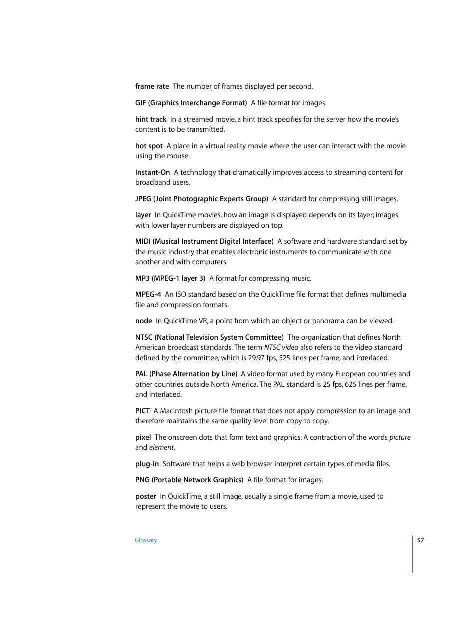 Apple QuickTime 7 User Manual | Page 57 / 62