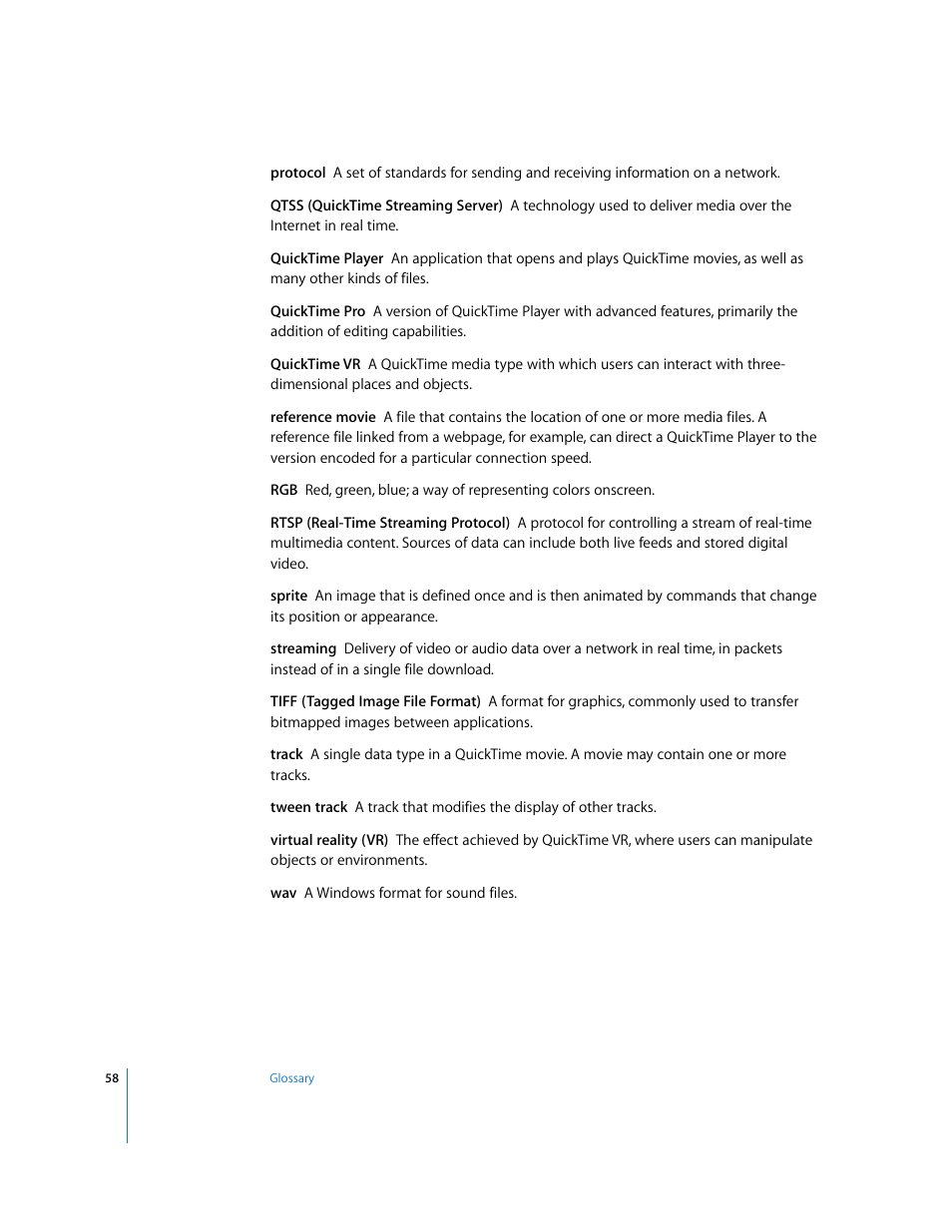 Apple QuickTime 7 User Manual | Page 58 / 62