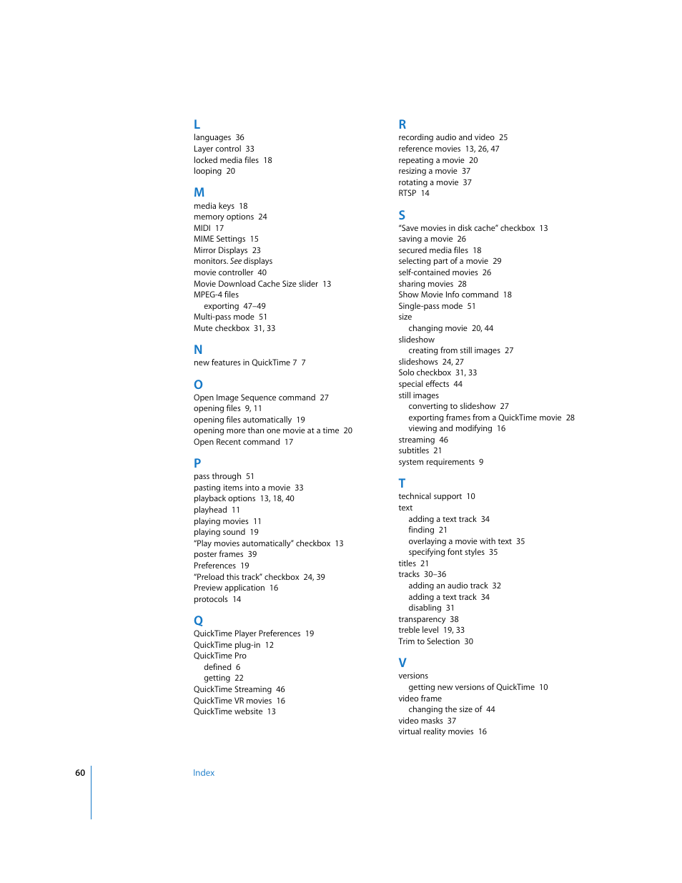 Apple QuickTime 7 User Manual | Page 60 / 62