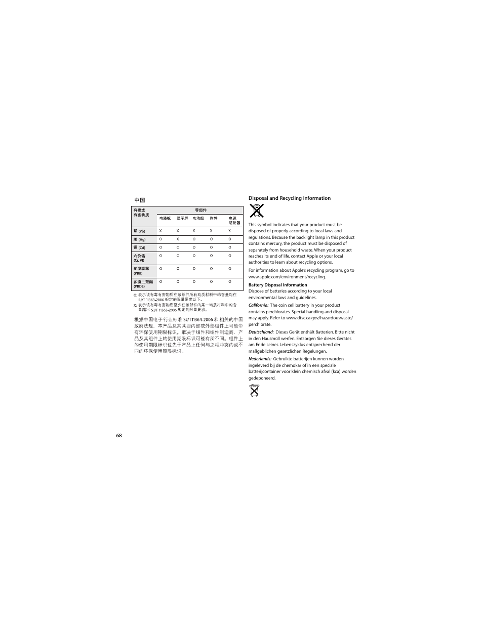 Apple MacBook (13-inch, Early 2008, Late 2008) User Manual | Page 68 / 76