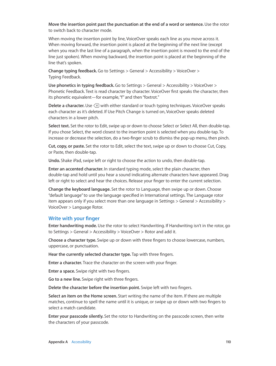 Write with your finger | Apple iPad iOS 7.1 User Manual | Page 110 / 140