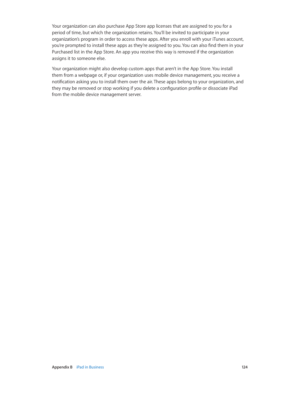 Apple iPad iOS 7.1 User Manual | Page 124 / 140