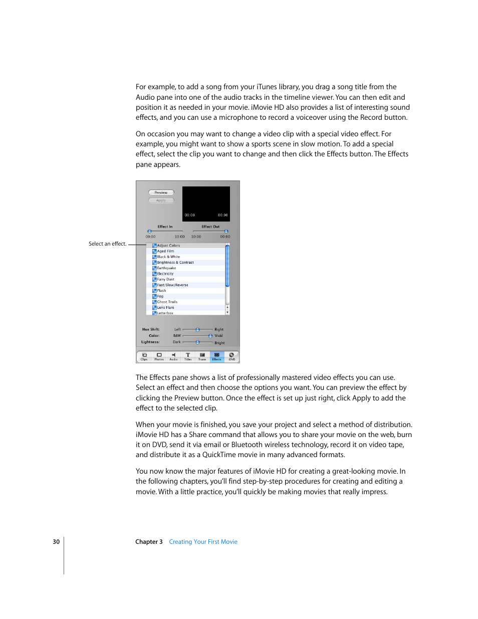 Apple iMovie HD User Manual | Page 30 / 83