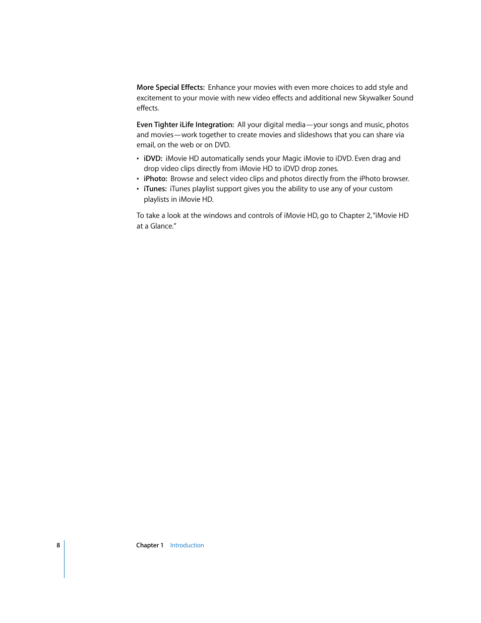 Apple iMovie HD User Manual | Page 8 / 83