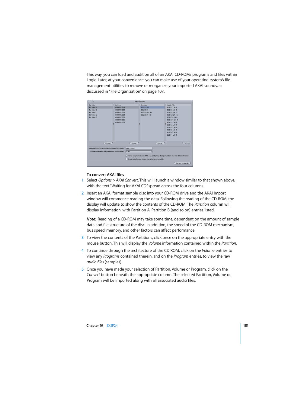 Apple Logic Express 7 User Manual | Page 115 / 167