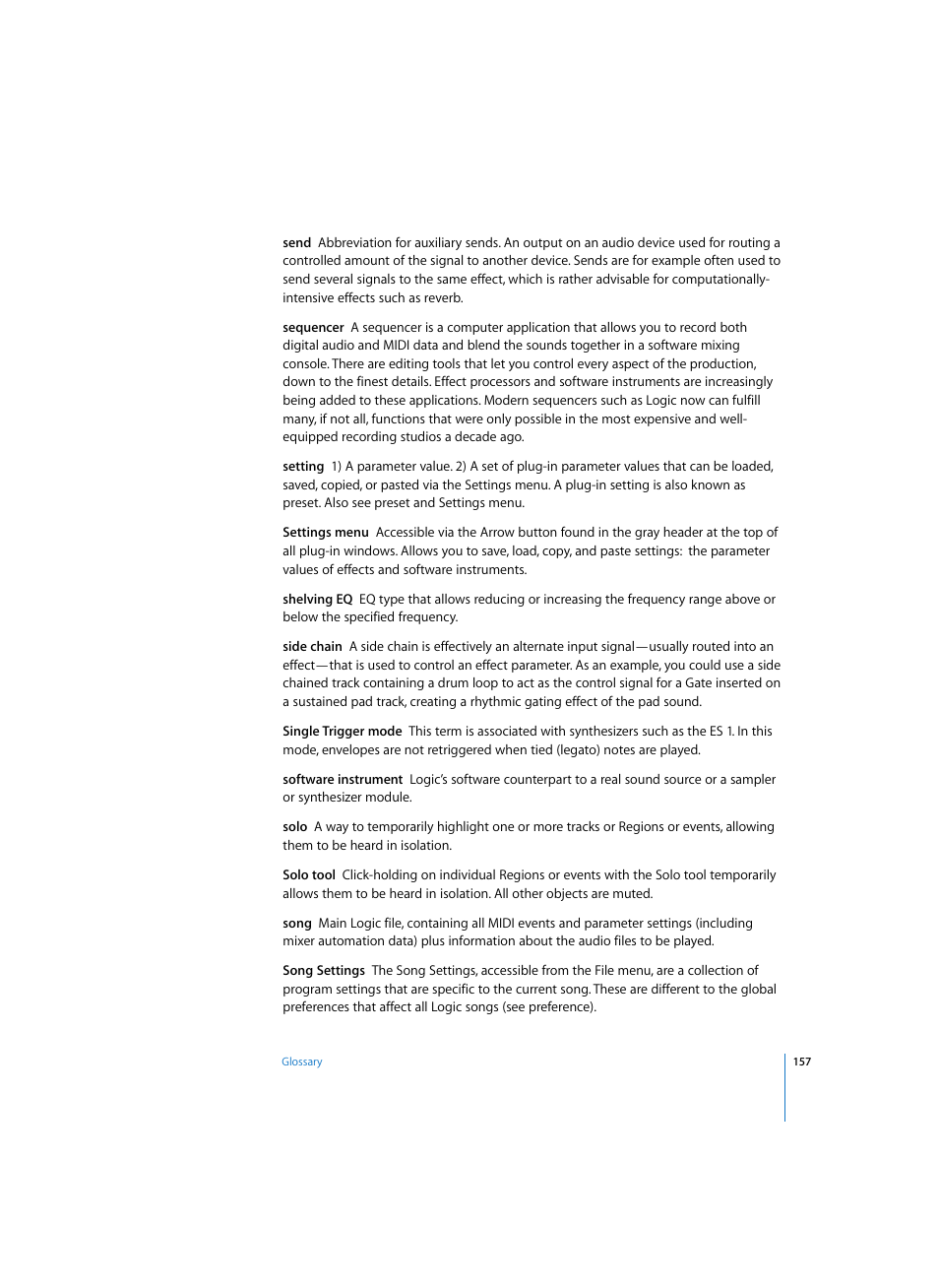 Apple Logic Express 7 User Manual | Page 157 / 167