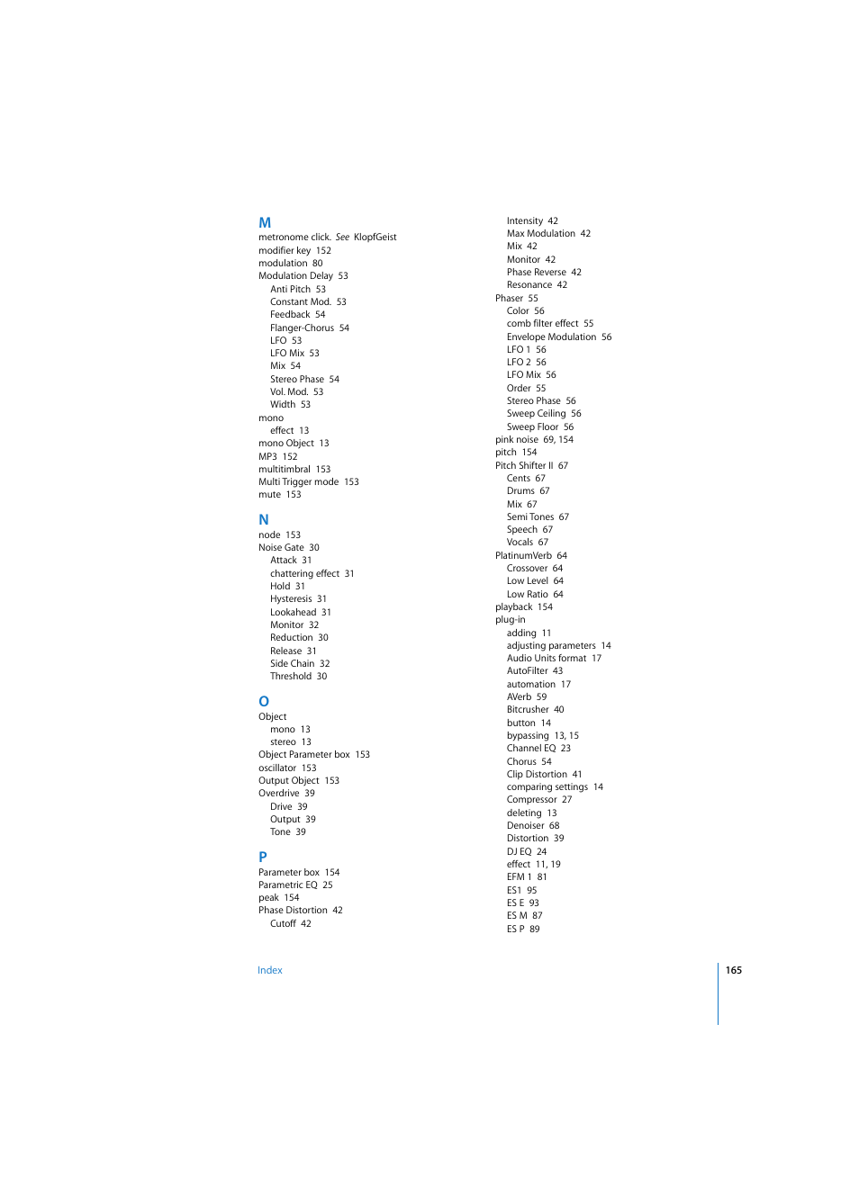 Apple Logic Express 7 User Manual | Page 165 / 167