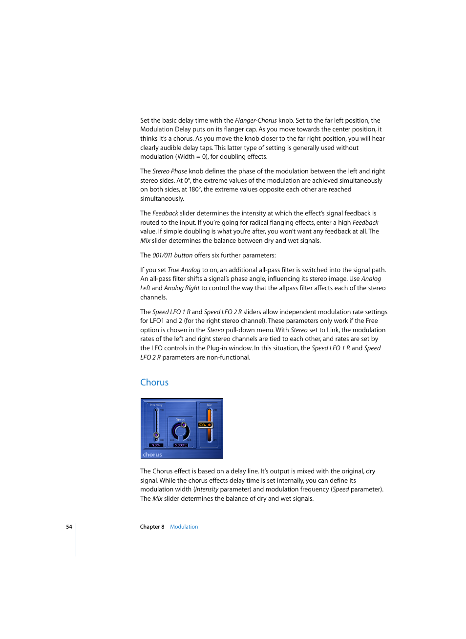 Chorus | Apple Logic Express 7 User Manual | Page 54 / 167