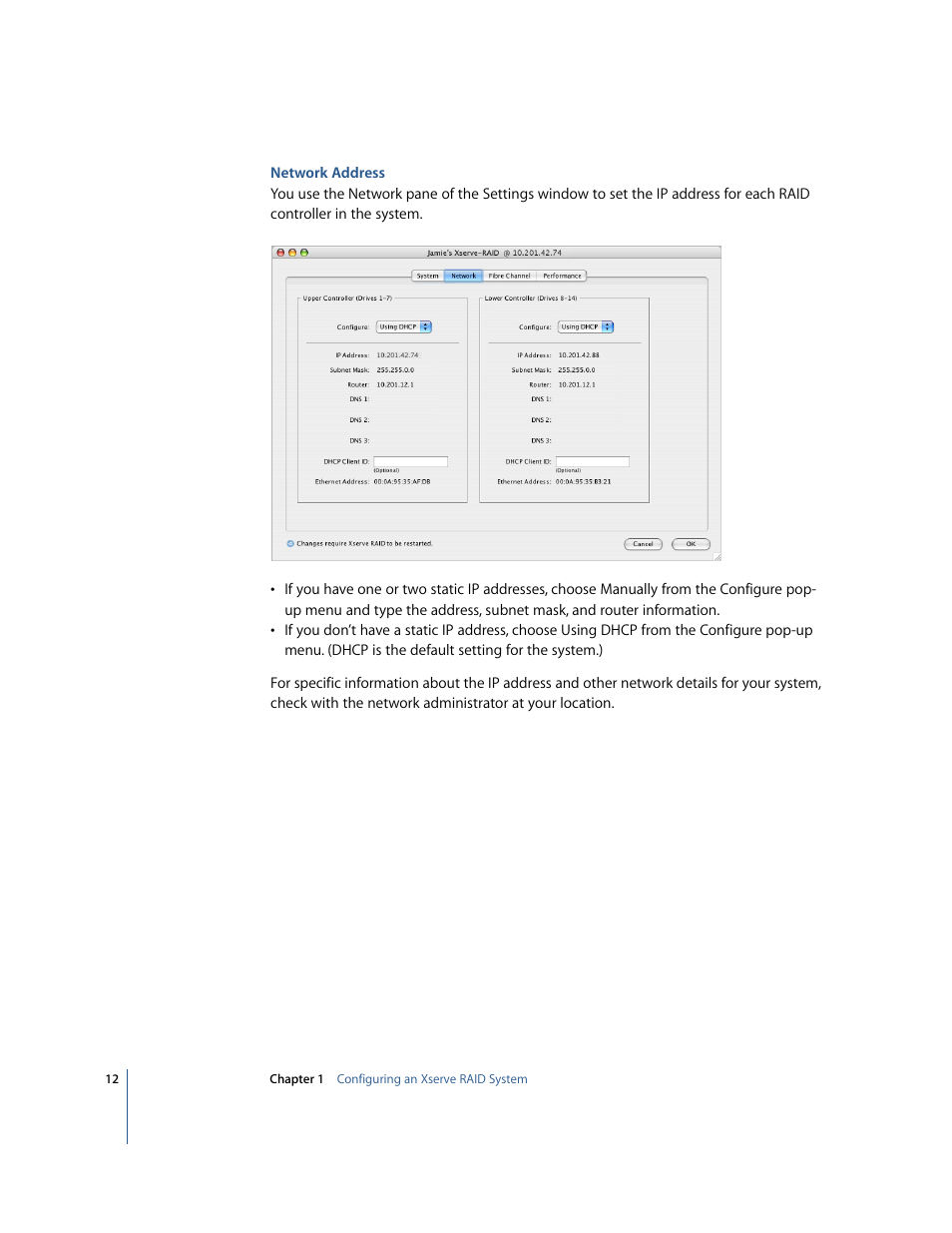 Apple Xserve RAID: Using RAID 1.2 Admin and Disk Utility User Manual | Page 12 / 43
