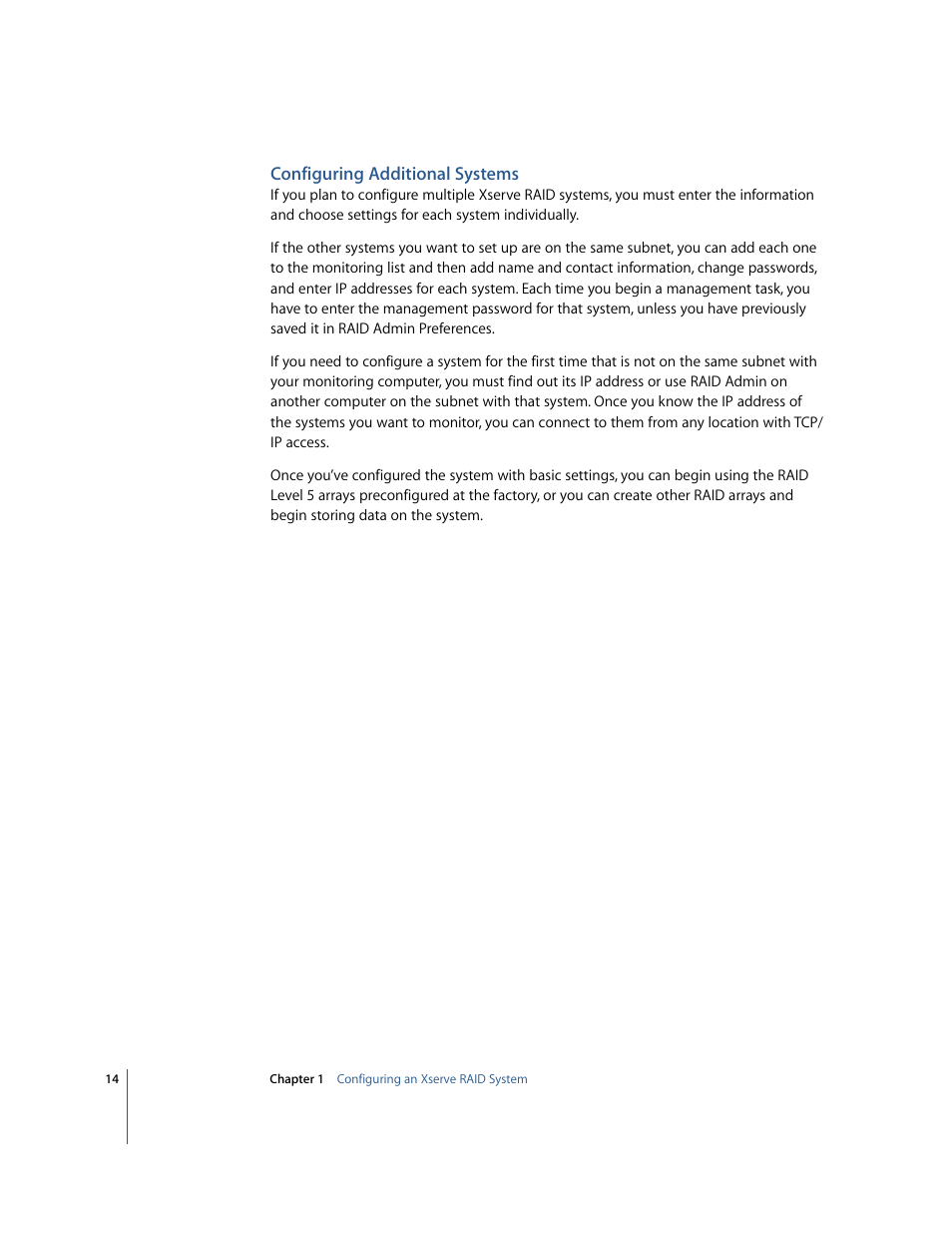 Apple Xserve RAID: Using RAID 1.2 Admin and Disk Utility User Manual | Page 14 / 43