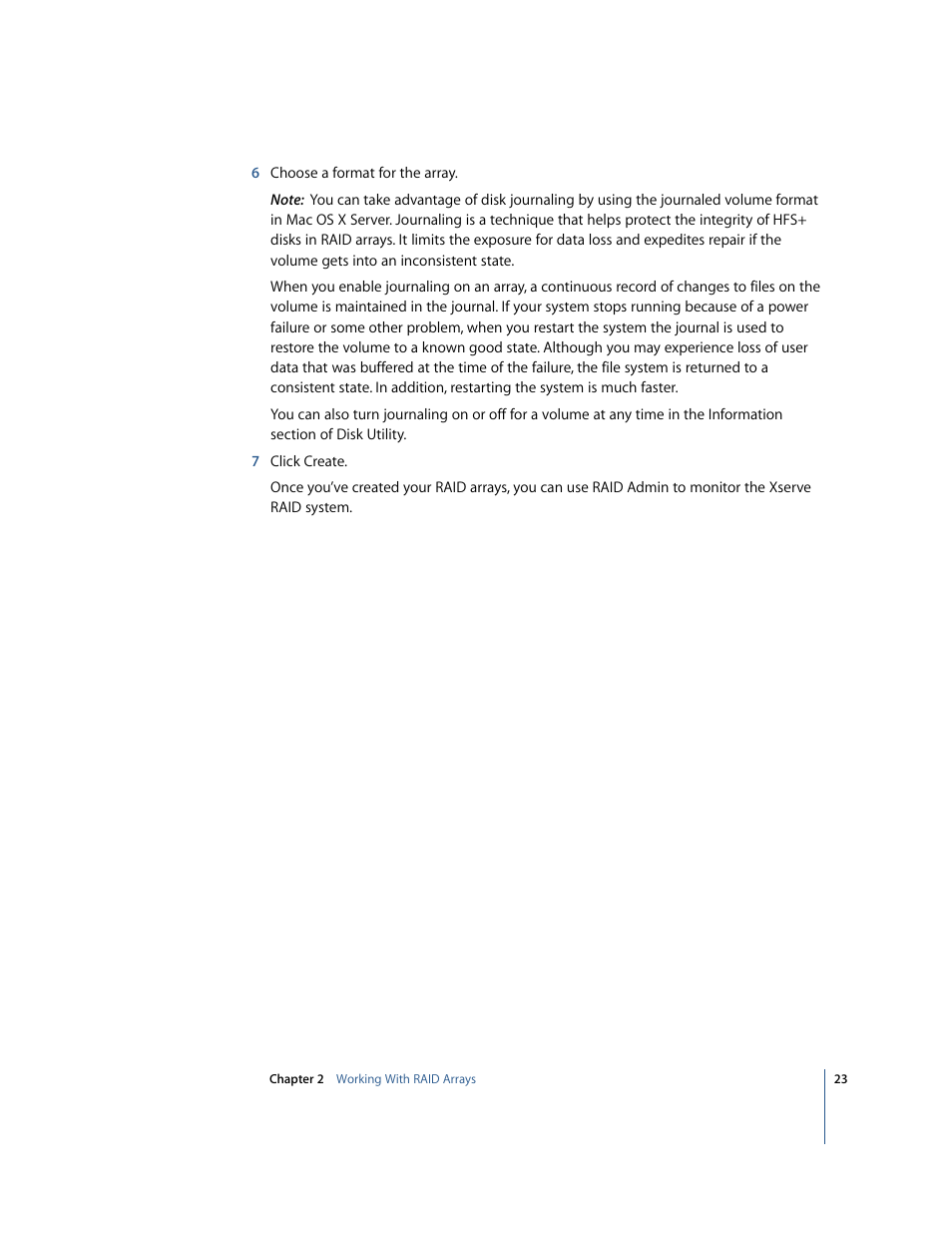 Apple Xserve RAID: Using RAID 1.2 Admin and Disk Utility User Manual | Page 23 / 43