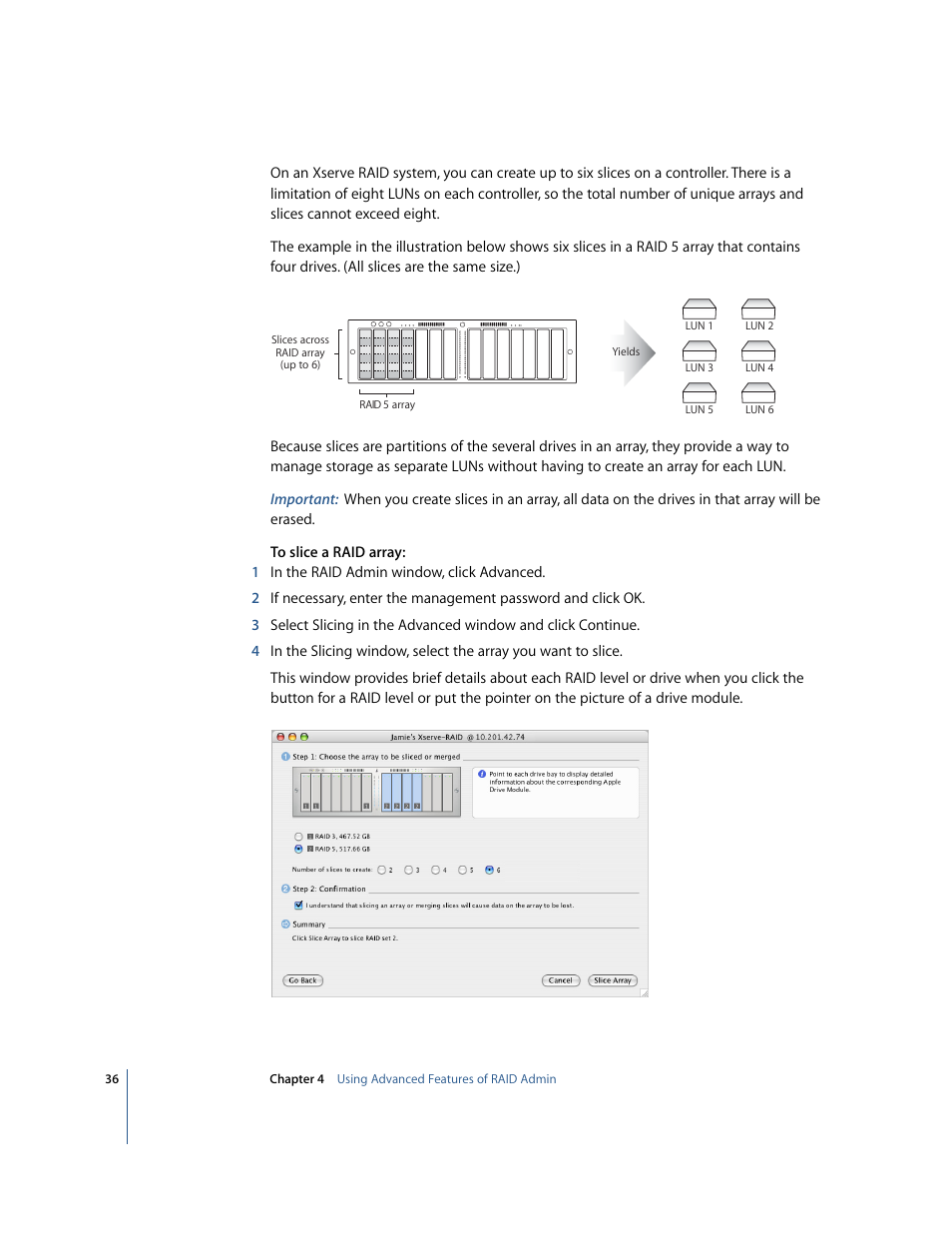Apple Xserve RAID: Using RAID 1.2 Admin and Disk Utility User Manual | Page 36 / 43