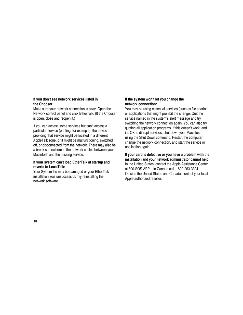 Apple Ethernet CS Thin Coax Card User Manual | Page 14 / 16