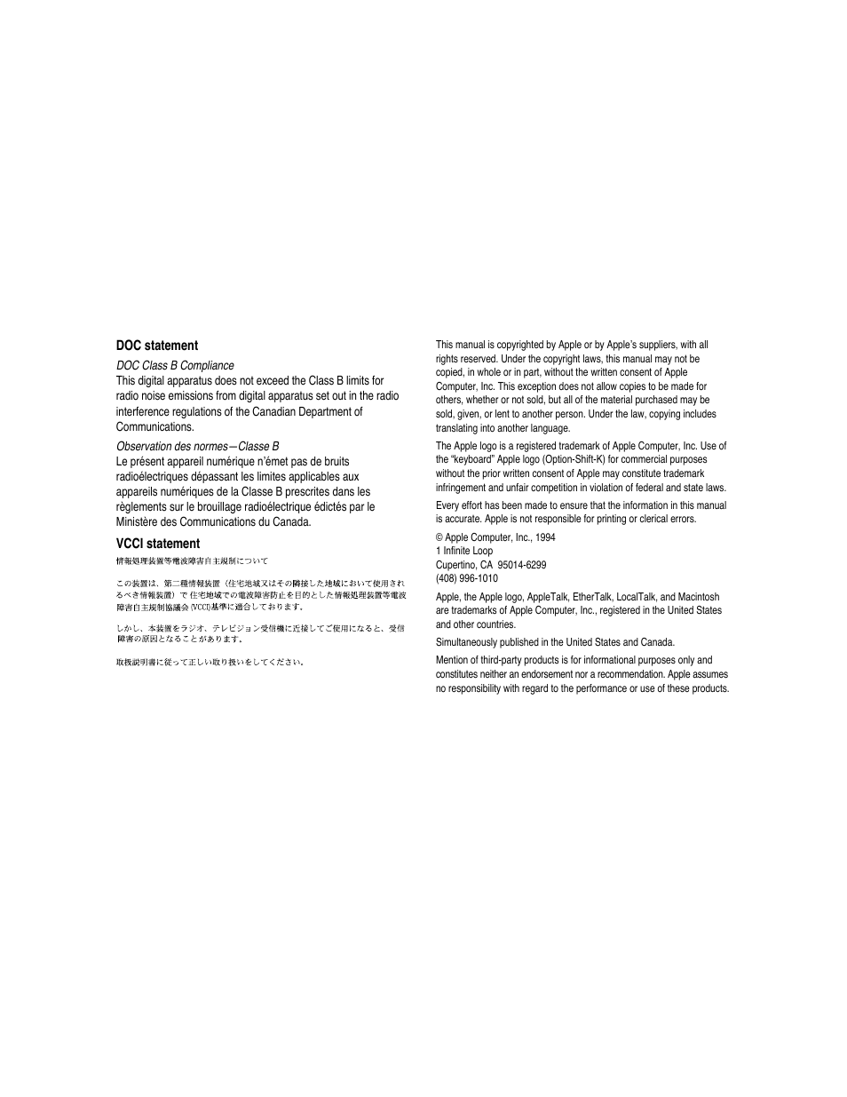 Apple Ethernet CS Thin Coax Card User Manual | Page 3 / 16