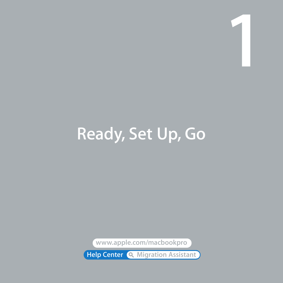 Ready, set up, go | Apple MacBook Pro (13-inch, Late 2011) User Manual | Page 7 / 88