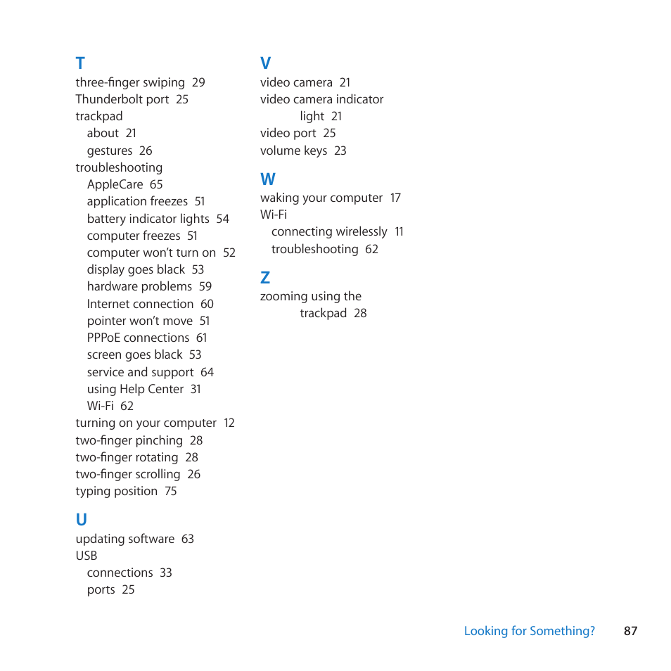 Apple MacBook Pro (13-inch, Late 2011) User Manual | Page 87 / 88