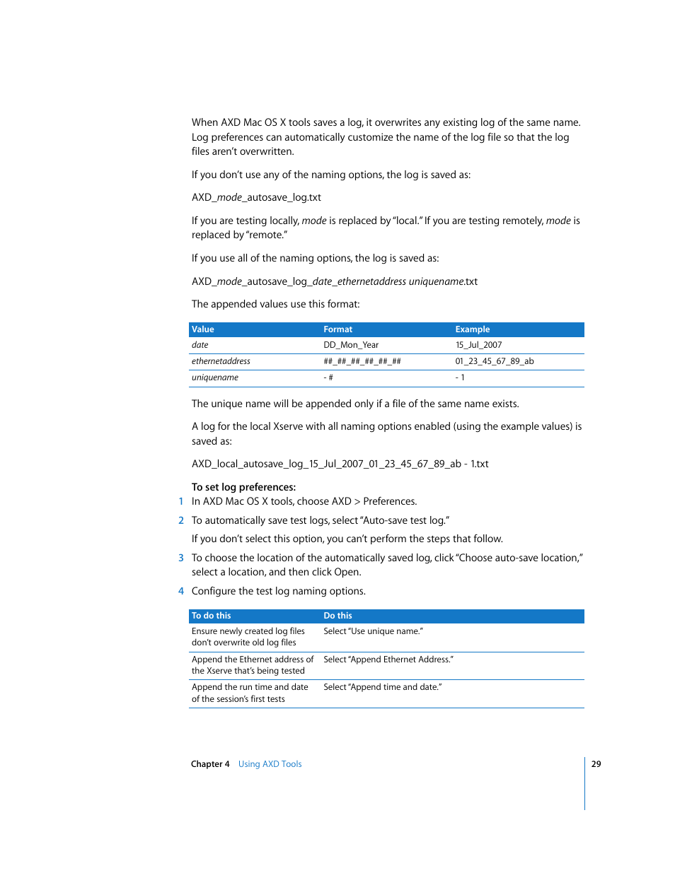 Apple Xserve - Apple Xserve Diagnostics (Version 3X103) User Manual | Page 29 / 39