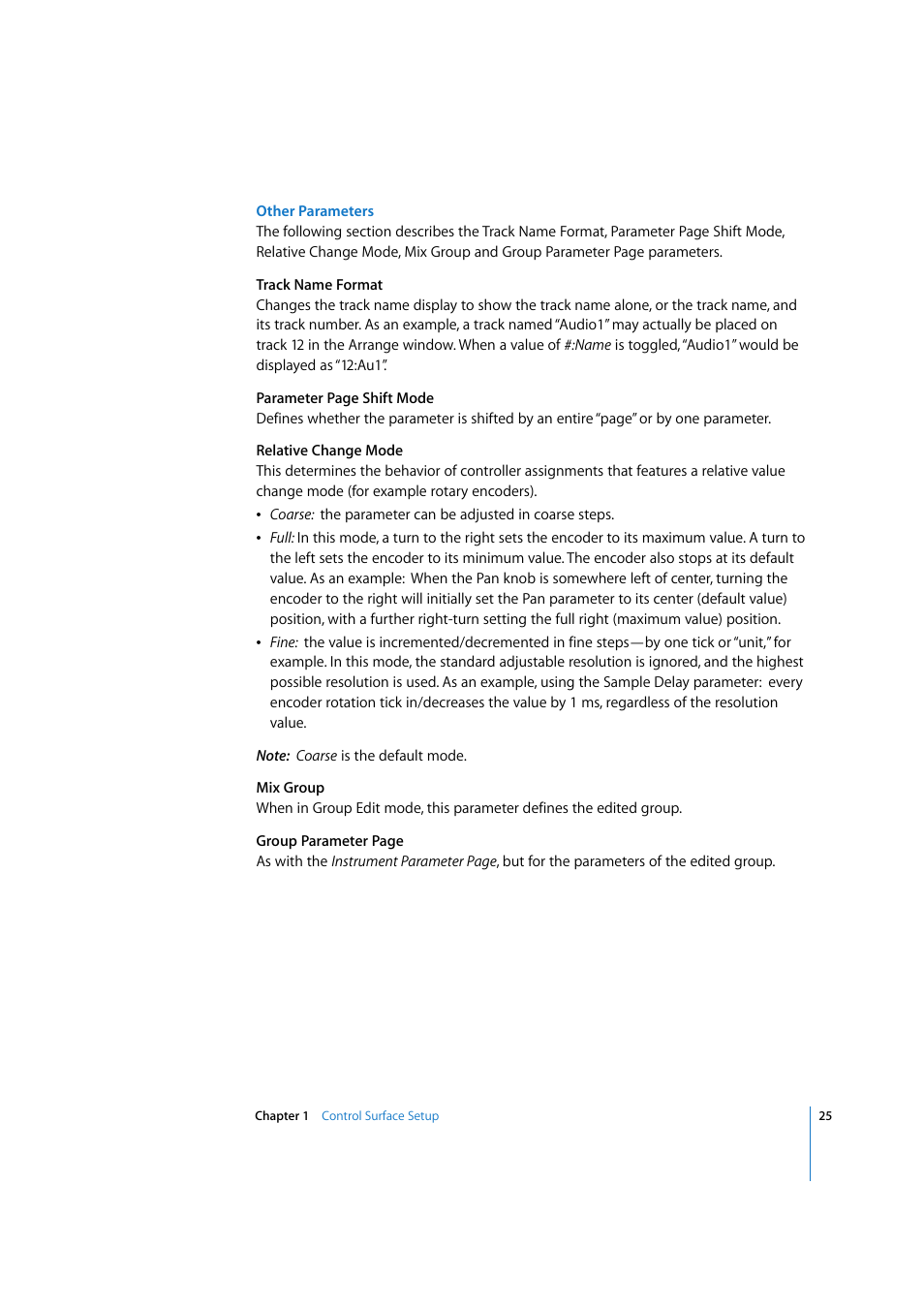 Apple Logic 7 User Manual | Page 25 / 255