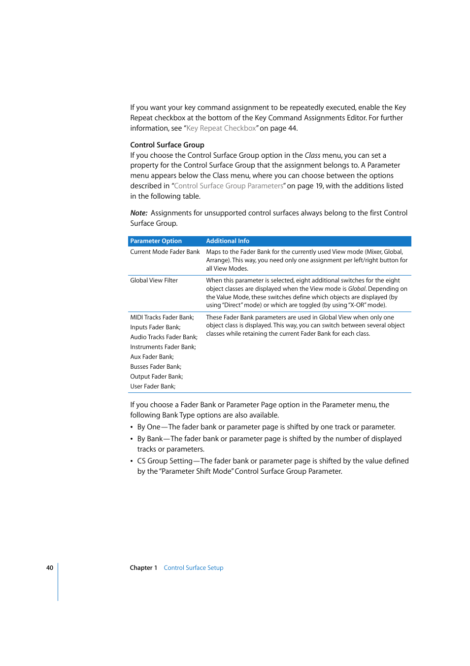 Apple Logic 7 User Manual | Page 40 / 255