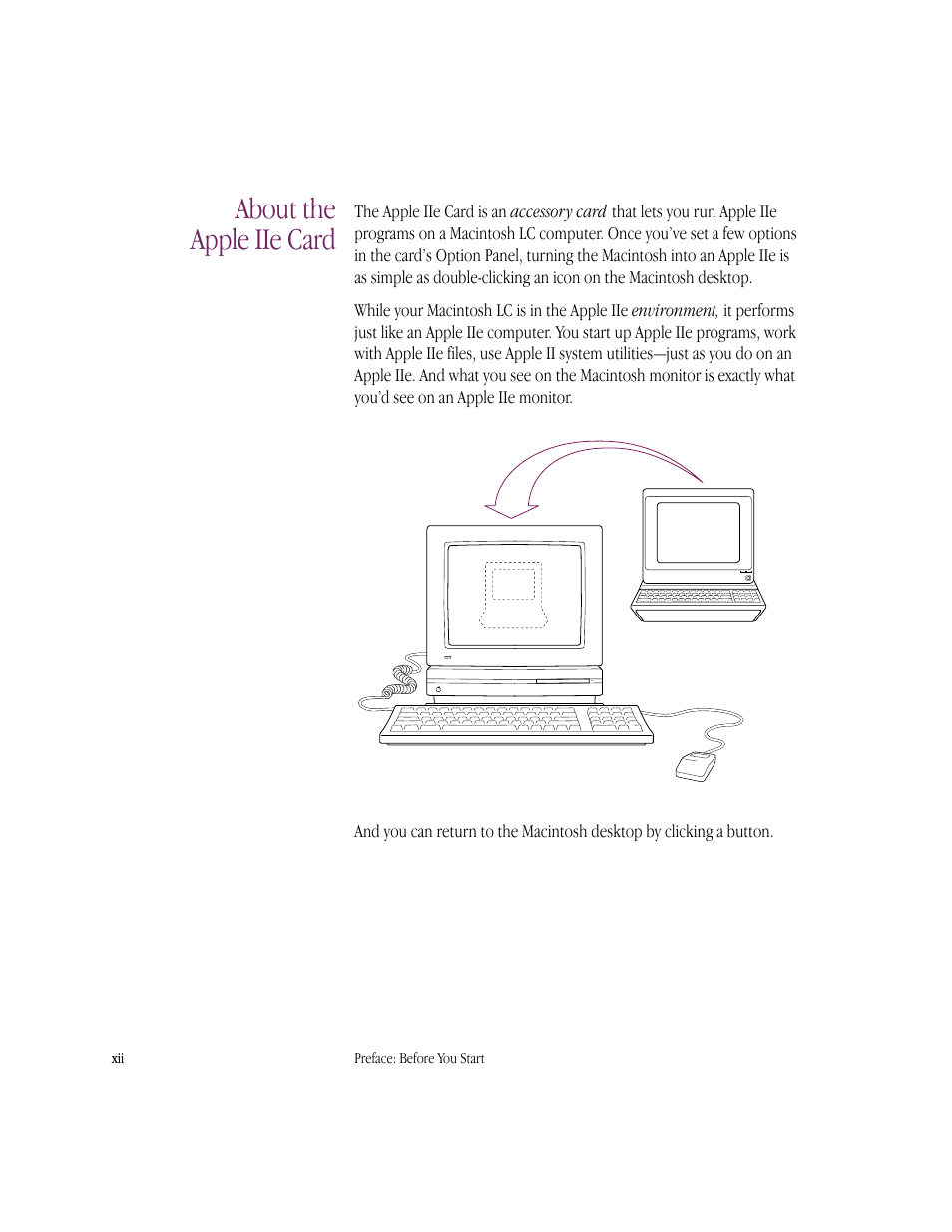 About the apple iie card | Apple IIe Card User Manual | Page 12 / 198