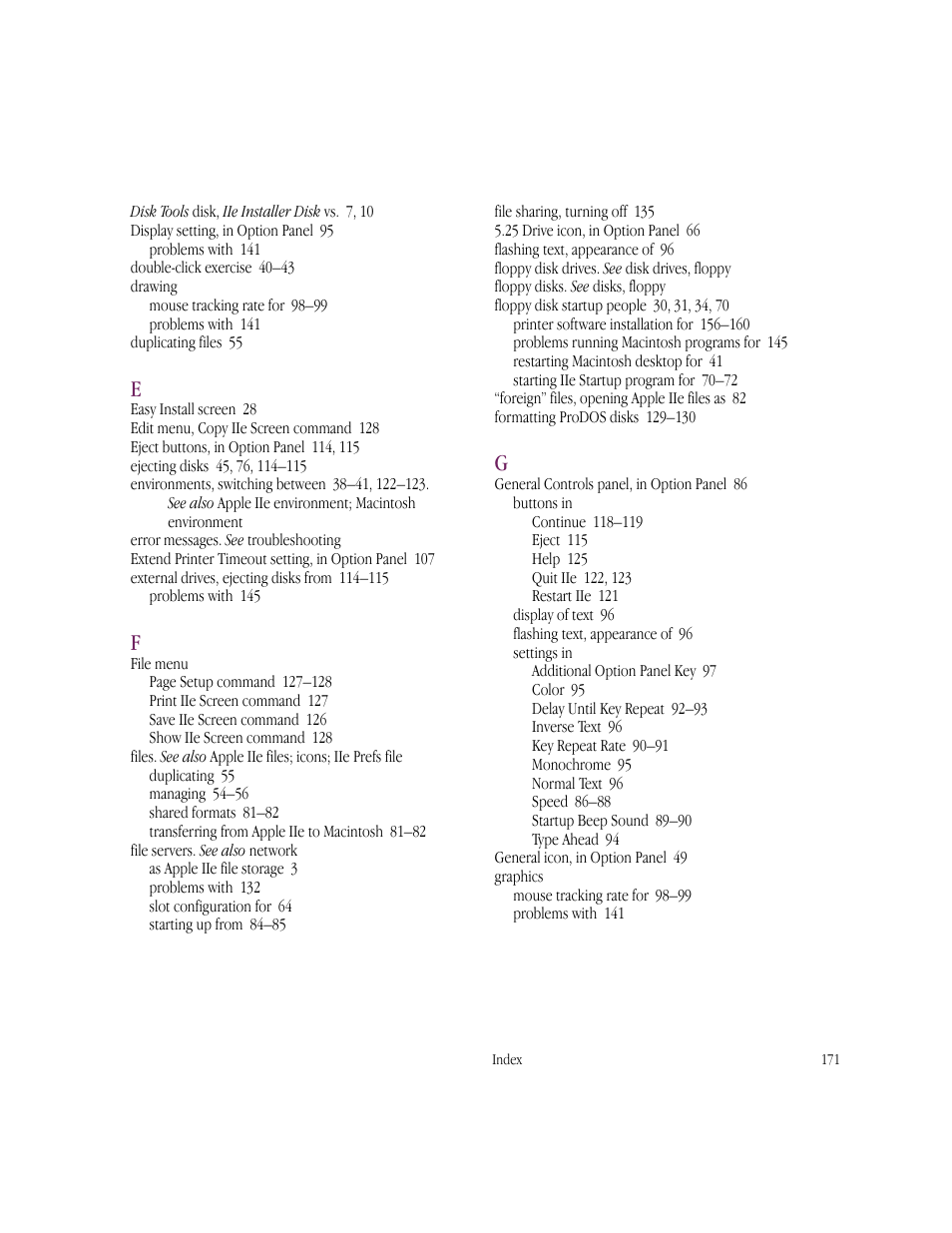 Apple IIe Card User Manual | Page 187 / 198