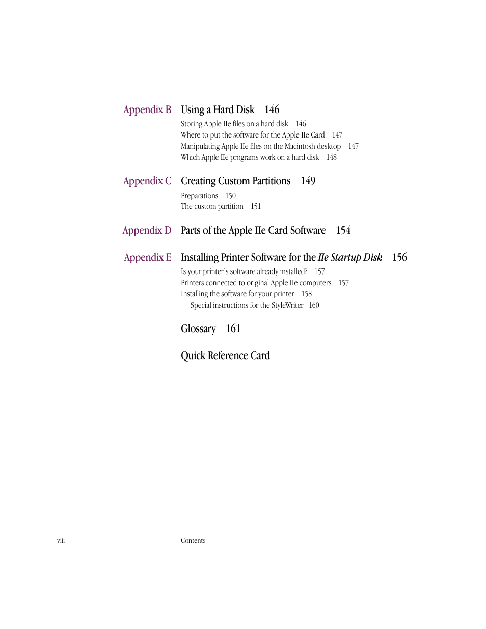 Apple IIe Card User Manual | Page 8 / 198