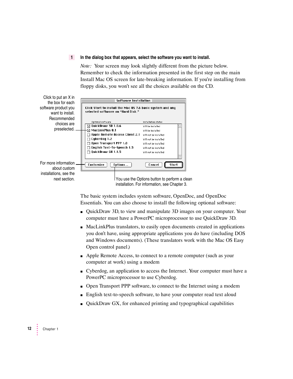 Apple Mac OS 7.6 User Manual | Page 12 / 55