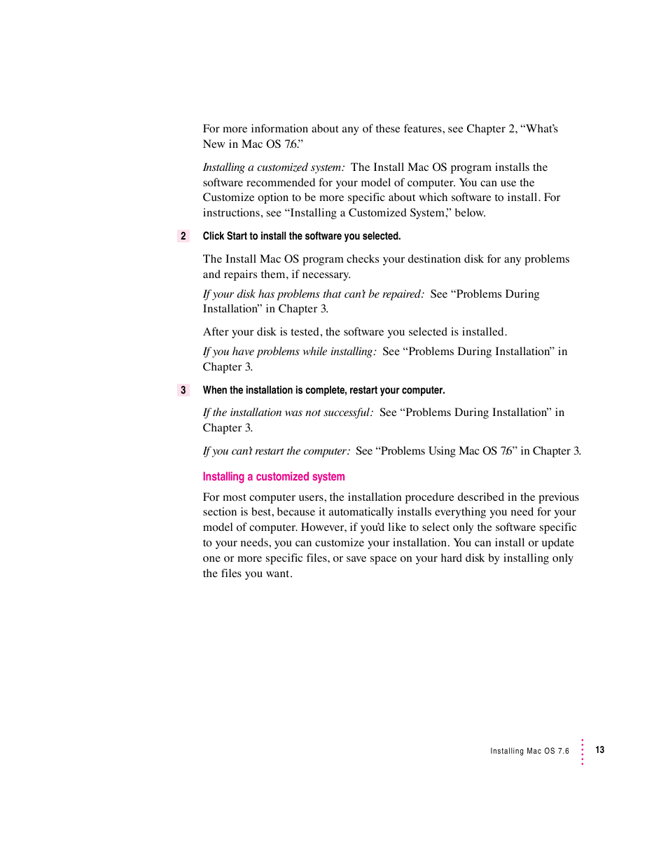 Apple Mac OS 7.6 User Manual | Page 13 / 55