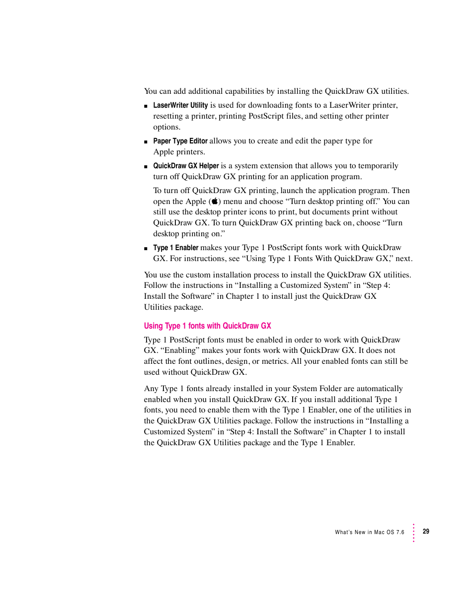 Apple Mac OS 7.6 User Manual | Page 29 / 55