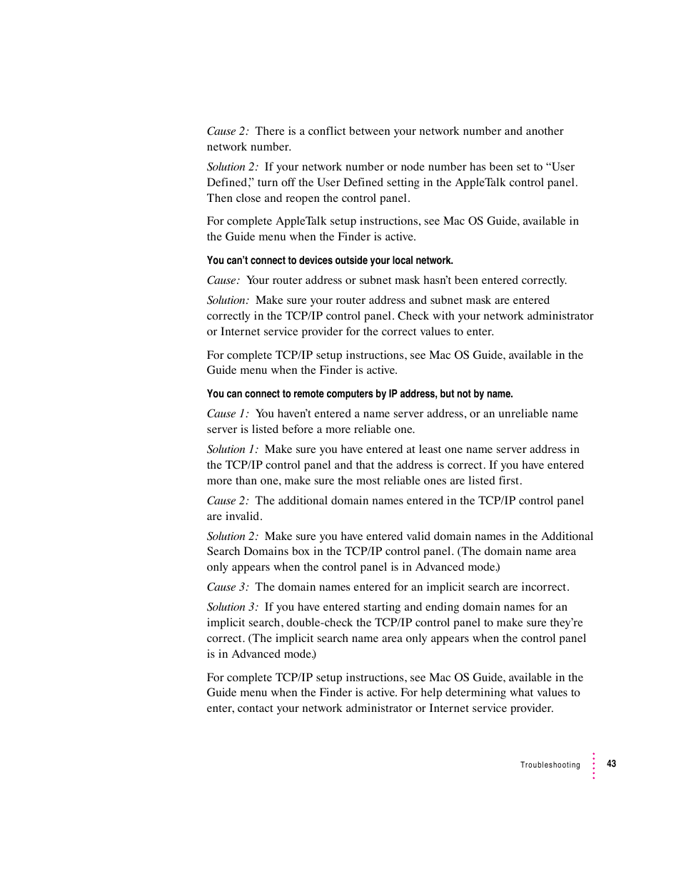 Apple Mac OS 7.6 User Manual | Page 43 / 55